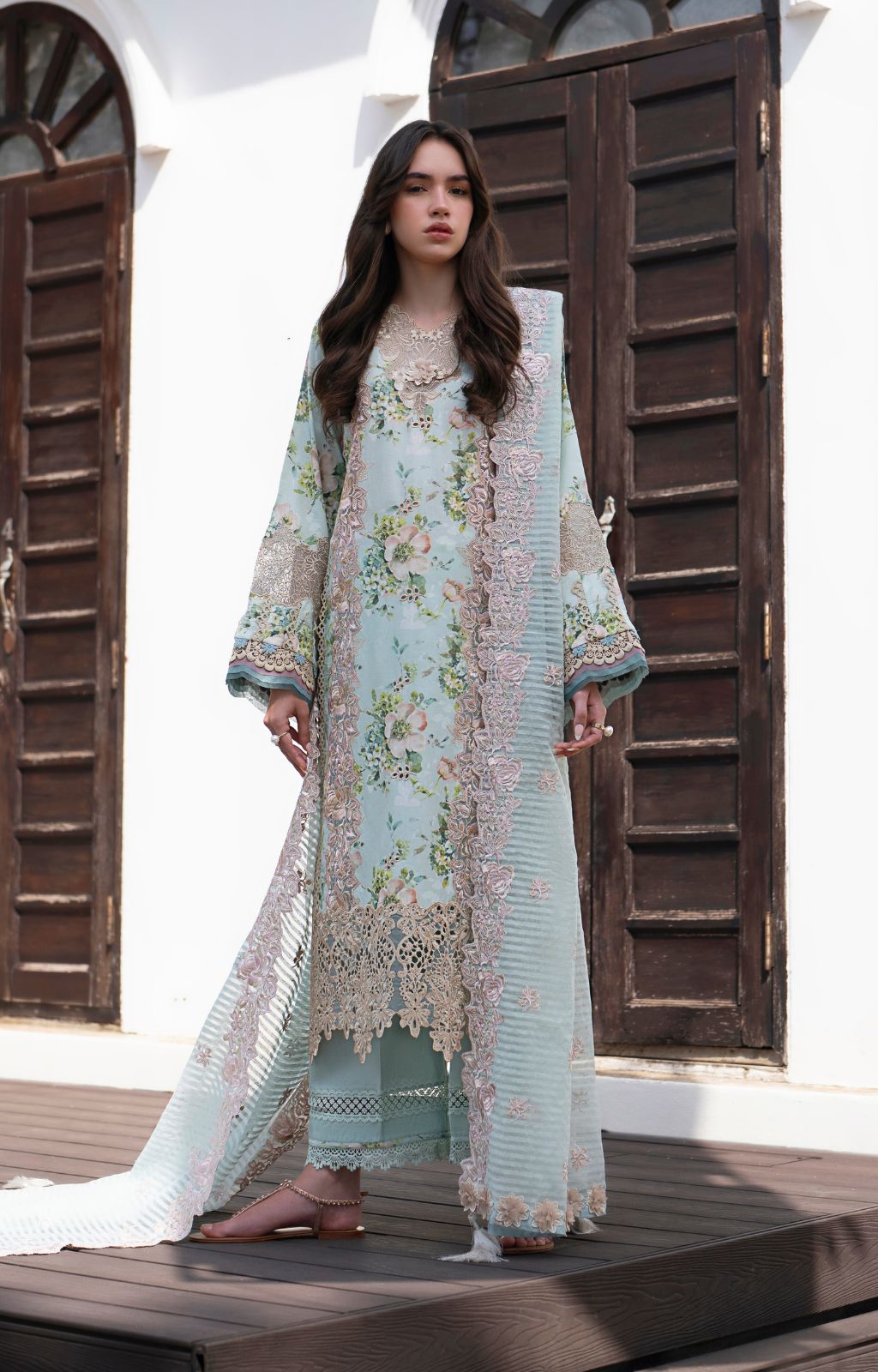 AJR Couture | Printakari Lawn 25 | Myrtle