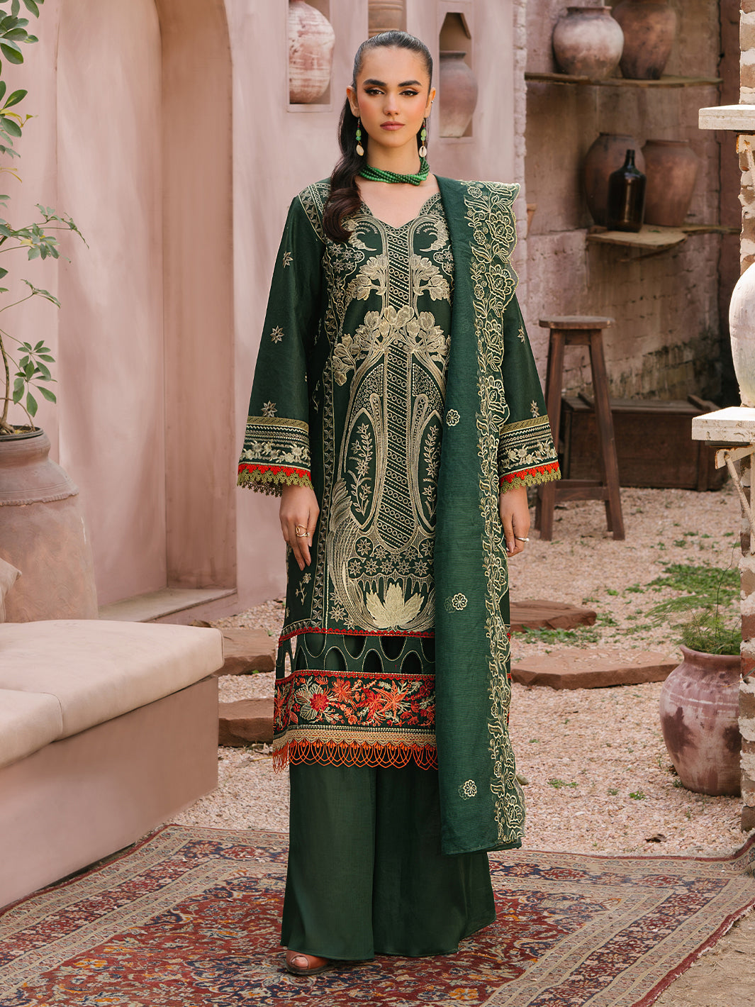 Mahnur | Masakali Luxury Lawn 24 | MK 04 - B - House Of Anaya
