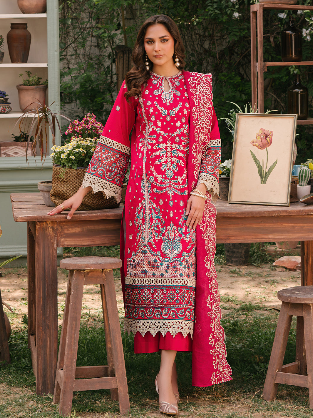 Mahnur | Masakali Luxury Lawn 24 | MK 06 - B - House Of Anaya
