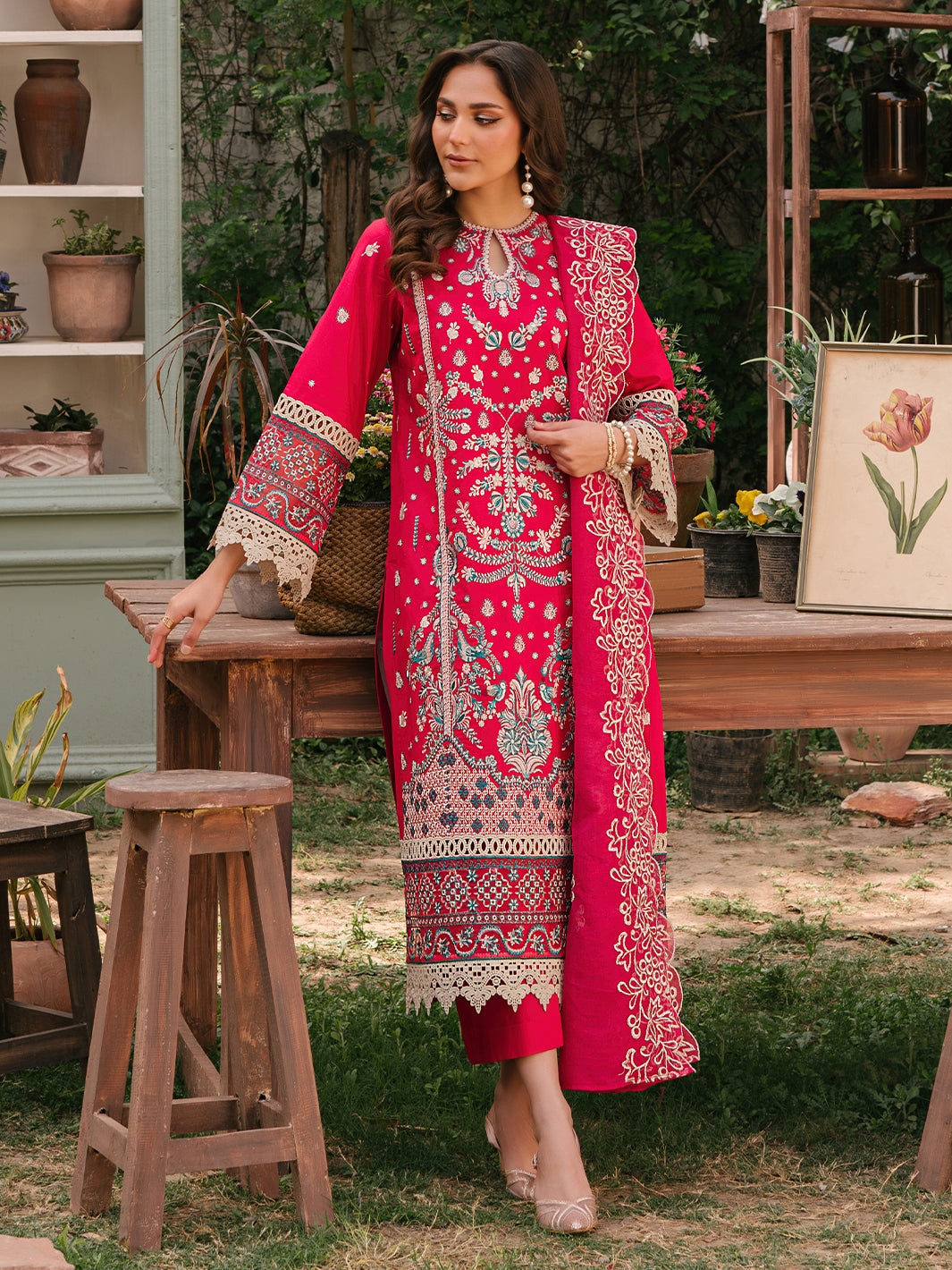 Mahnur | Masakali Luxury Lawn 24 | MK 06 - B - House Of Anaya