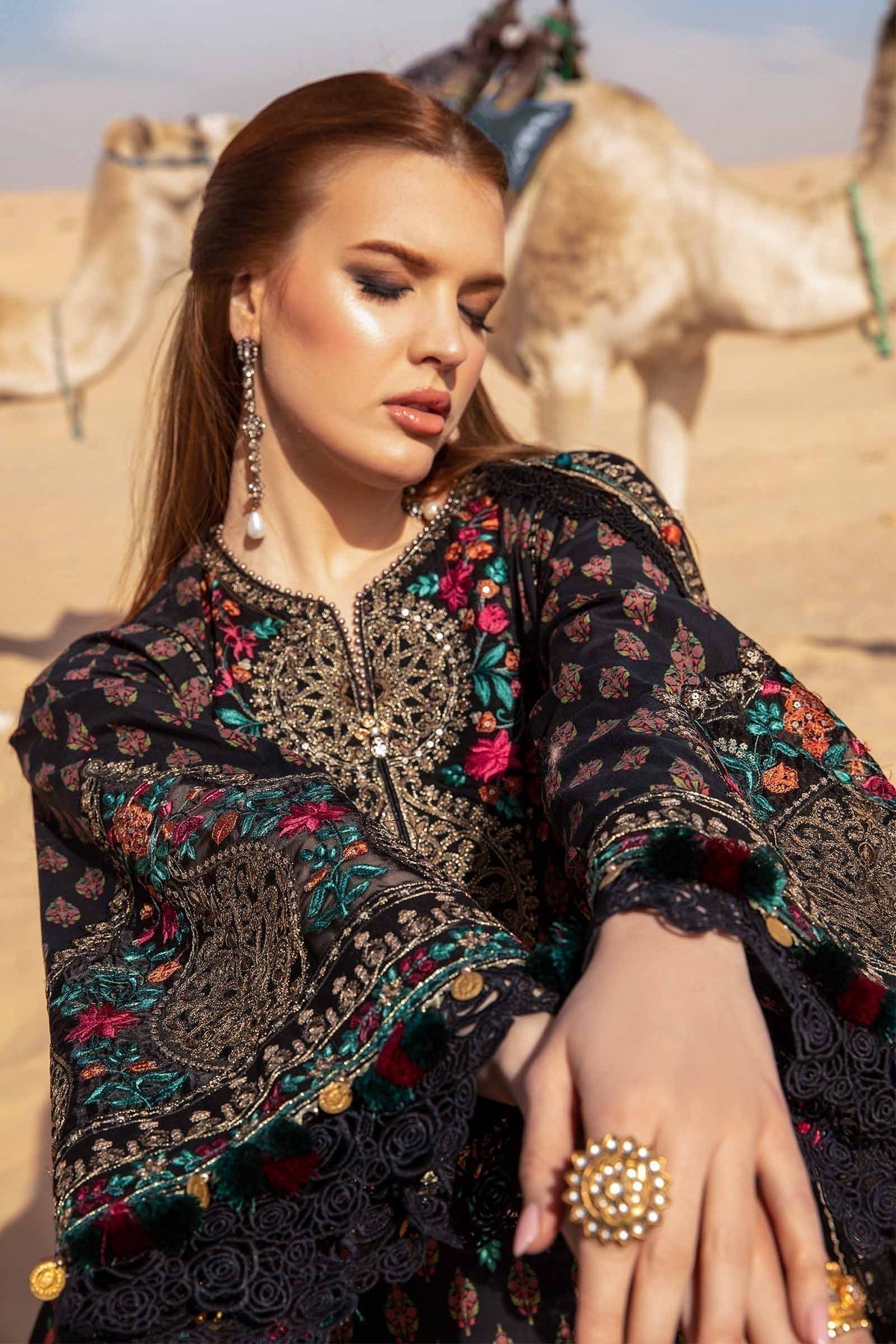Maria B | Voyage a' Luxe Lawn | D-2413-B - House Of Anaya