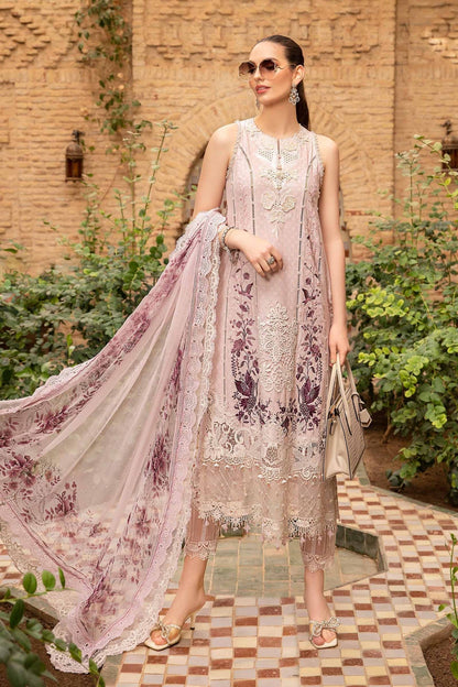 Maria B | Voyage a' Luxe Lawn | D-2414-A - House Of Anaya