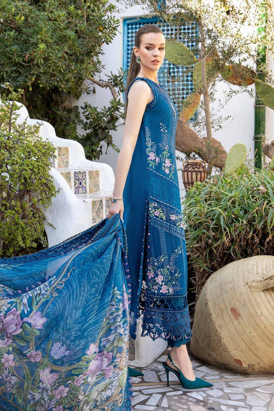 Maria B | Voyage a' Luxe Lawn | D-2415-A - House Of Anaya