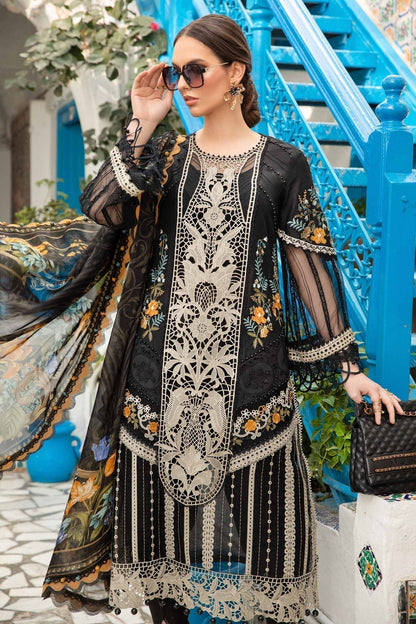 Maria B | Voyage a' Luxe Lawn | D-2415-B - House Of Anaya