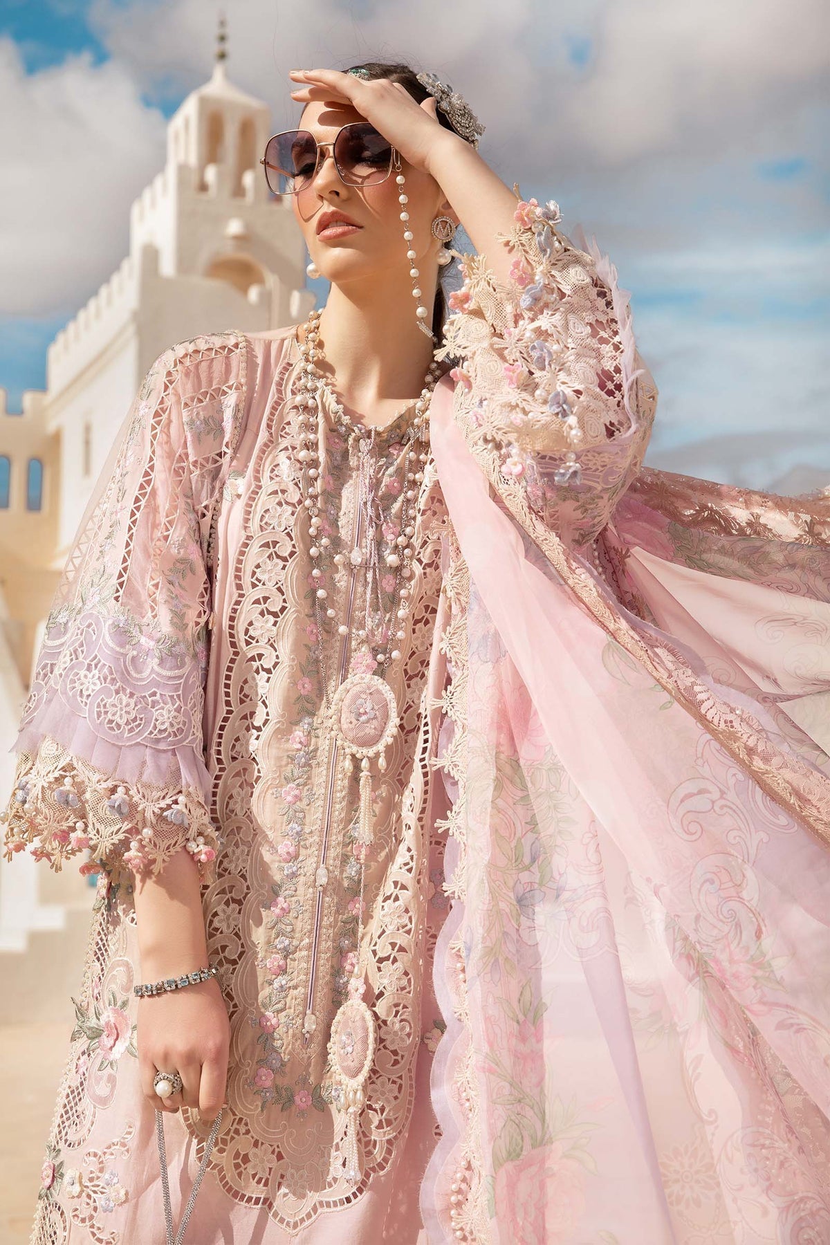 Maria B | Voyage a' Luxe Lawn | D-2406-A - House Of Anaya