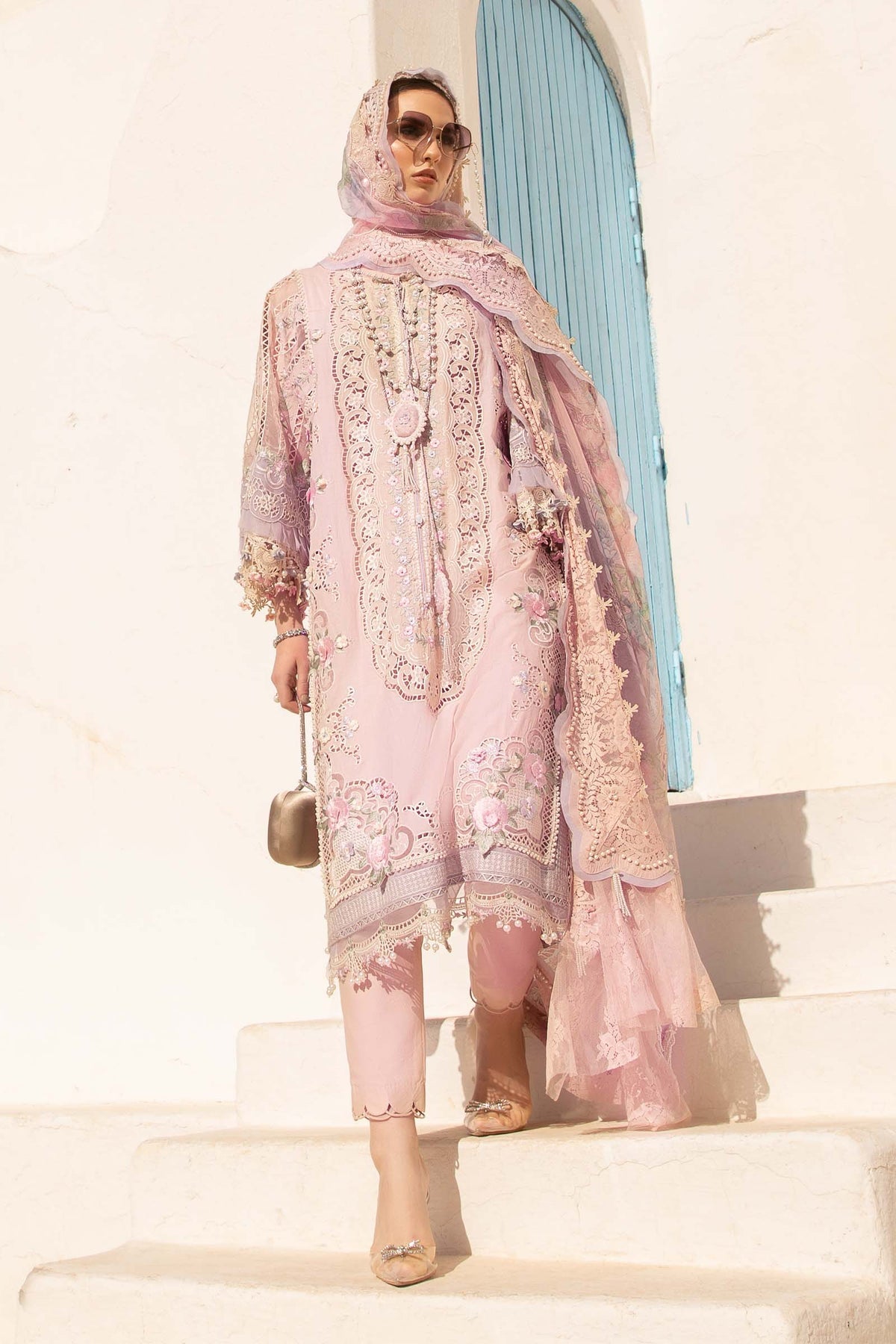 Maria B | Voyage a' Luxe Lawn | D-2406-A - House Of Anaya