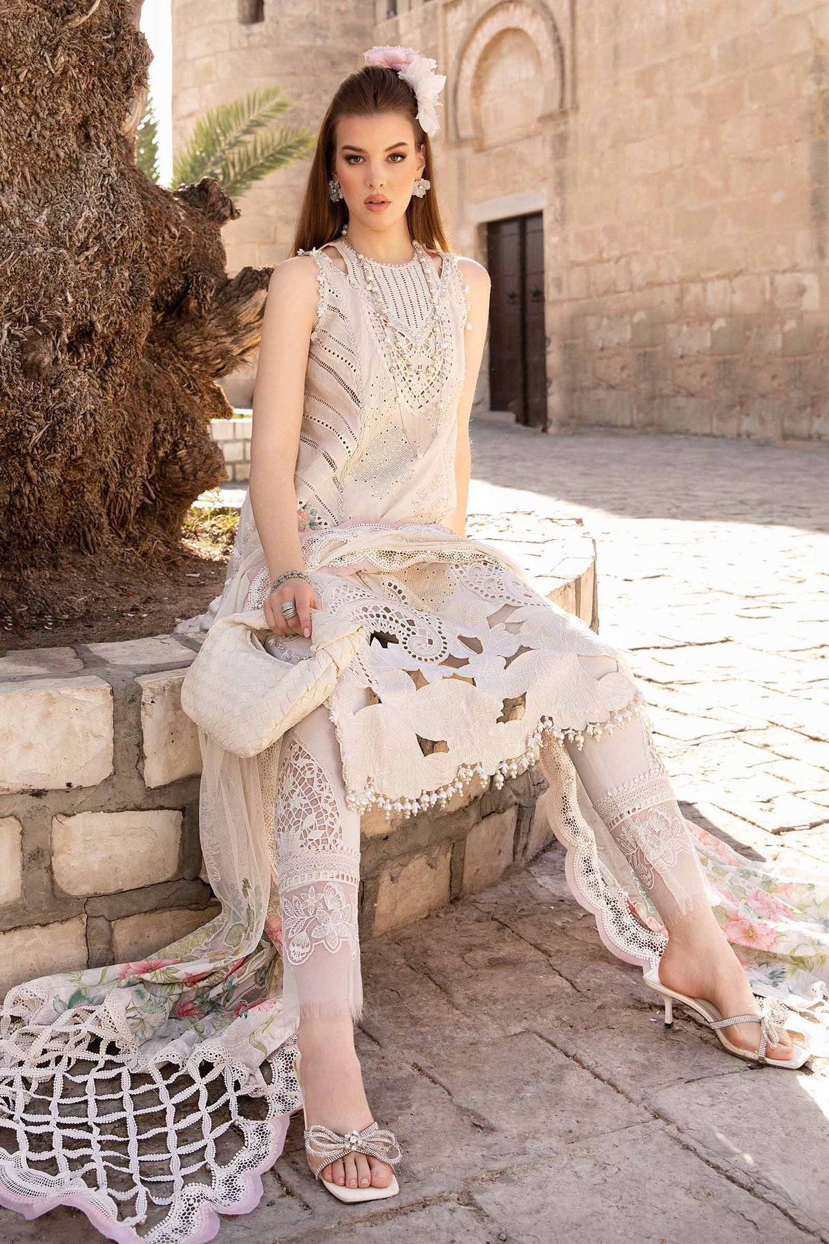 Maria B | Voyage a' Luxe Lawn | D-2407-A - House Of Anaya