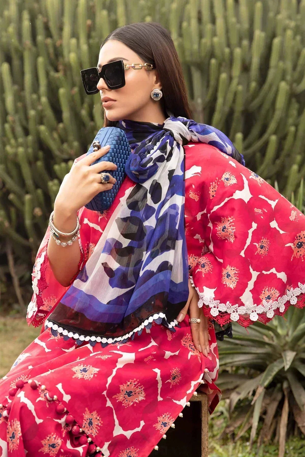 Maria B | M Prints Spring 24 | MPT-2112-A - House Of Anaya