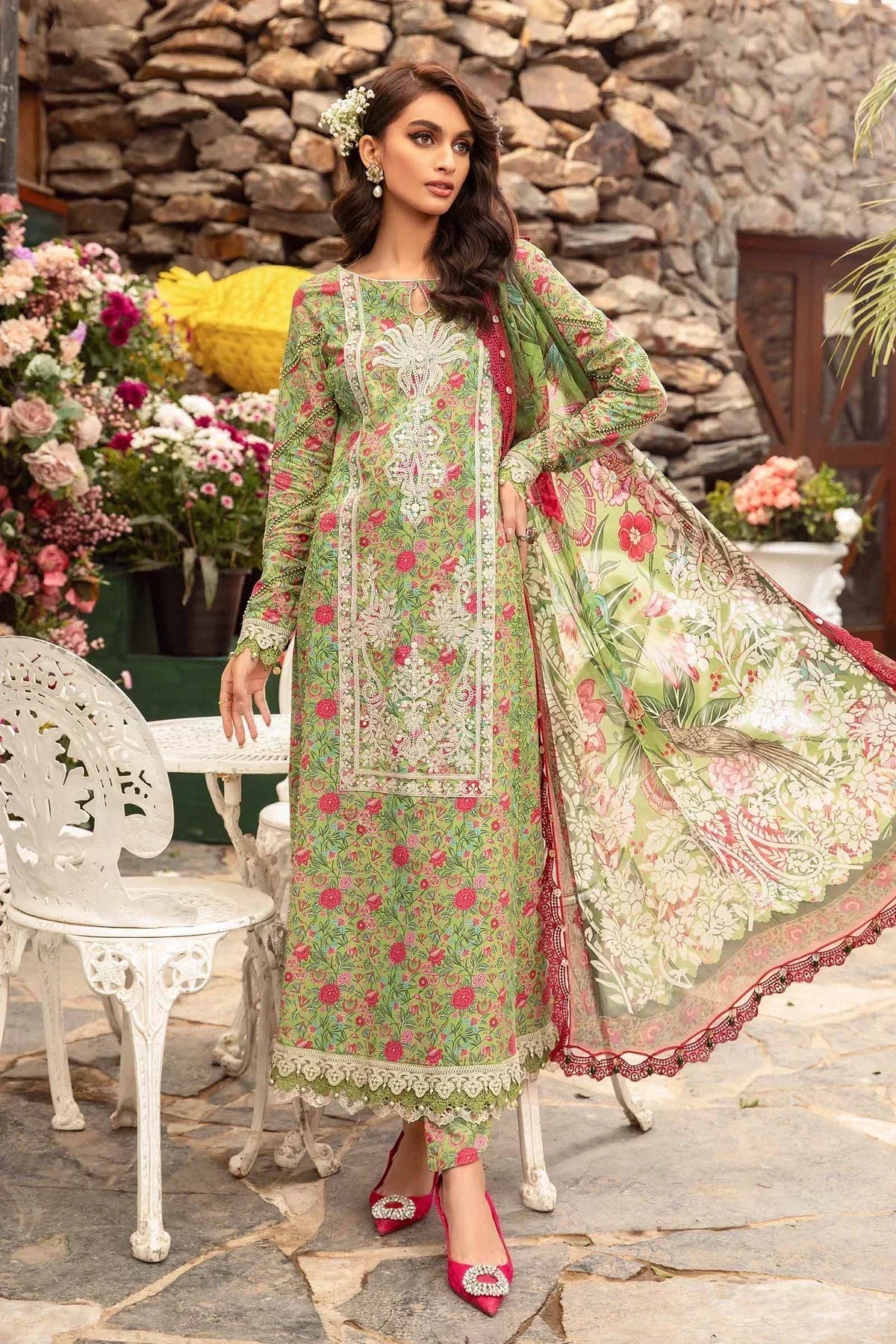 Maria B | M Prints Spring 24 | MPT-2113-B - House Of Anaya