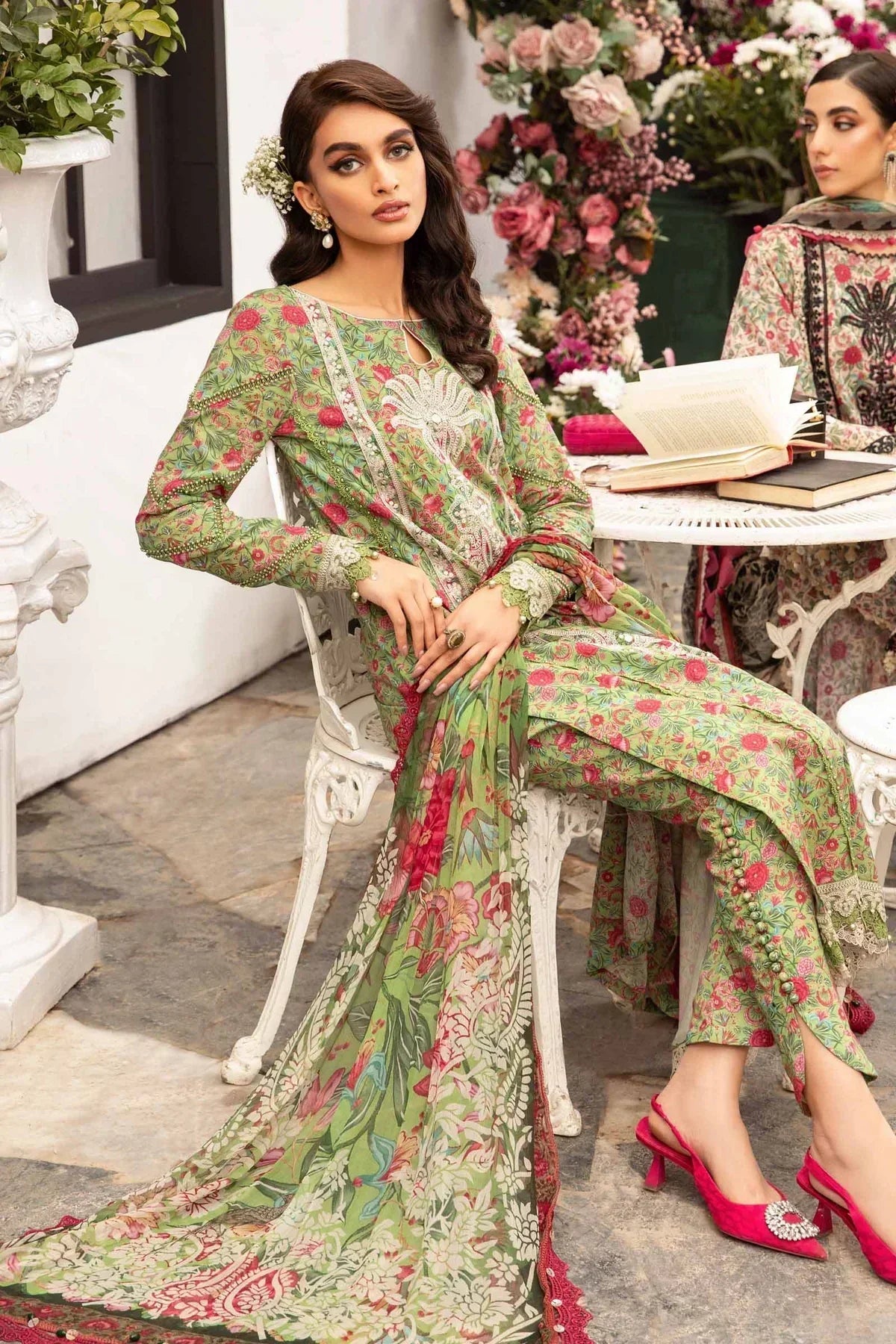 Maria B | M Prints Spring 24 | MPT-2113-B - House Of Anaya