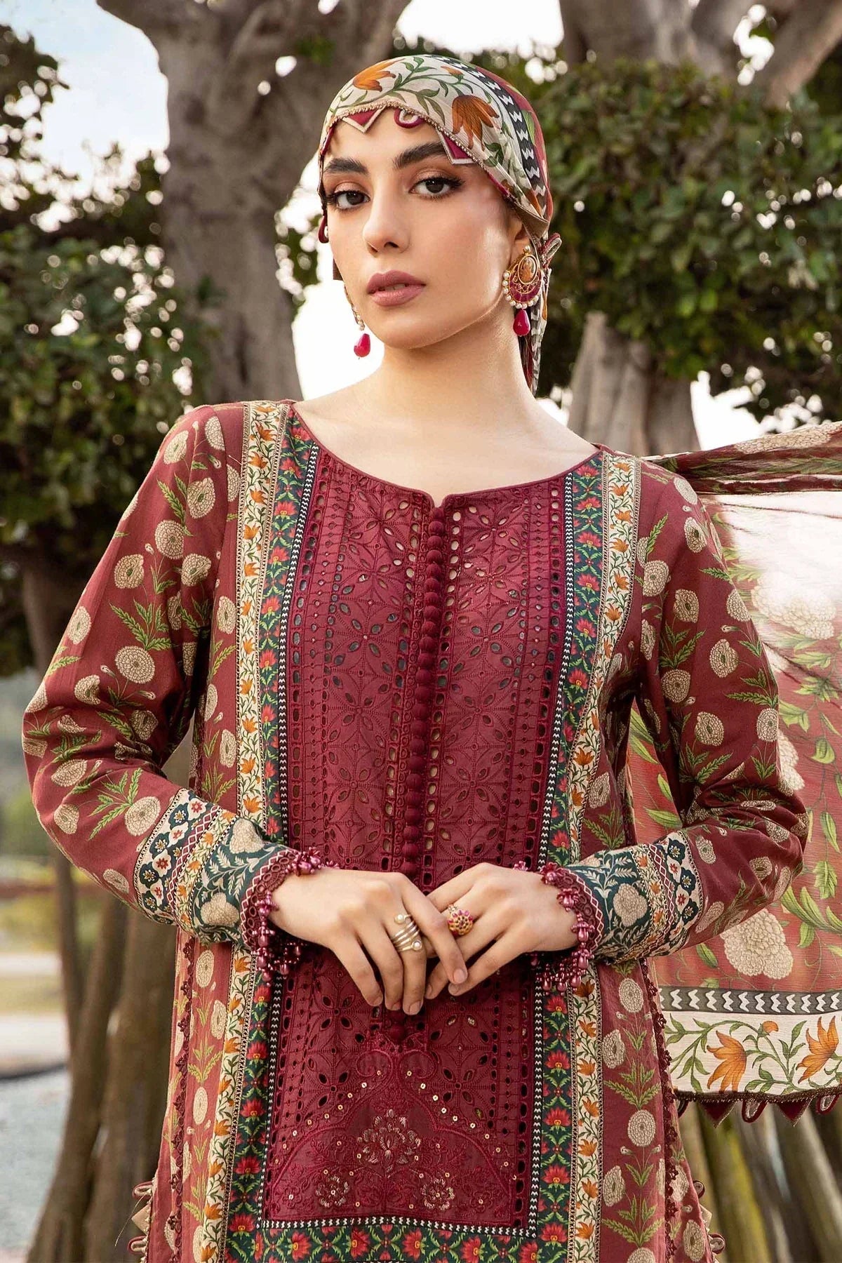Maria B | M Prints Spring 24 | MPT-2114-B - House Of Anaya