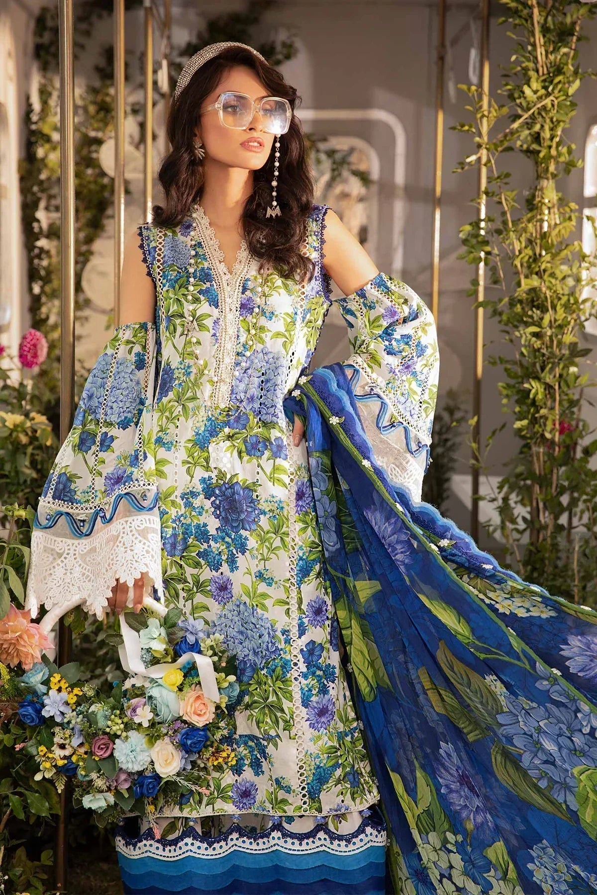 Maria B | M Prints Spring 24 | MPT-2102-B - House Of Anaya