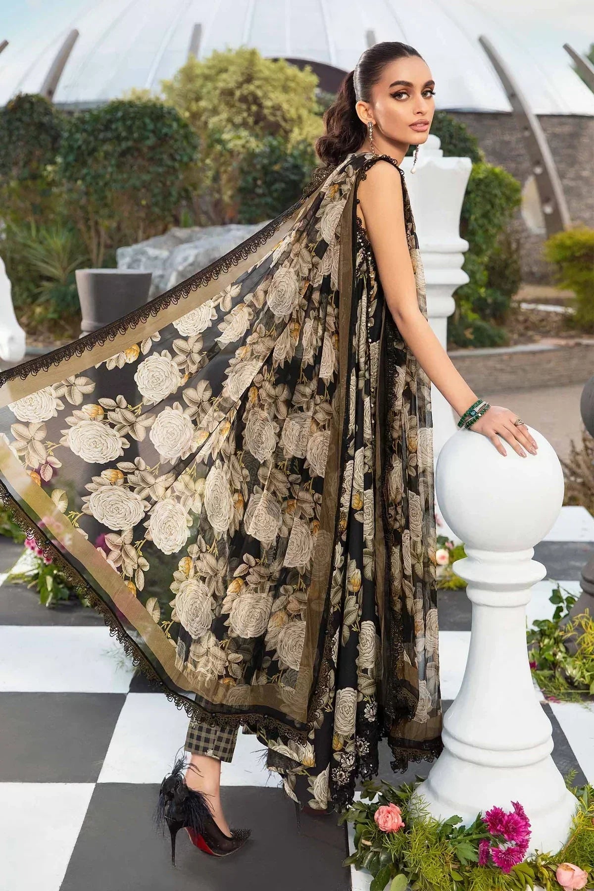 Maria B | M Prints Spring 24 | MPT-2103-B - House Of Anaya