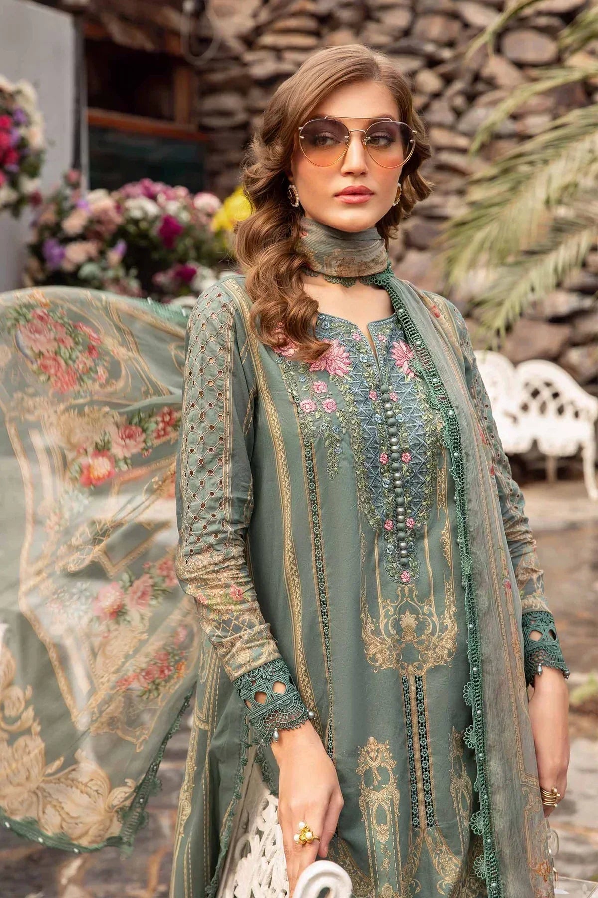 Maria B | M Prints Spring 24 | MPT-2104-B - House Of Anaya