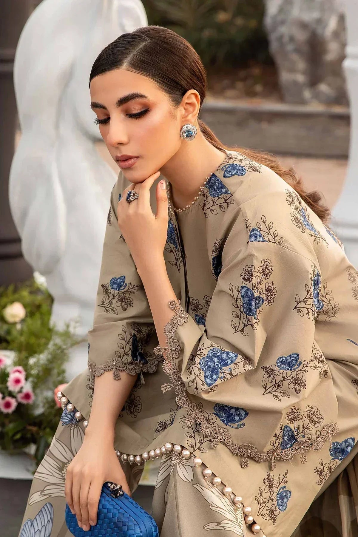 Maria B | M Prints Spring 24 | MPT-2105-B - House Of Anaya