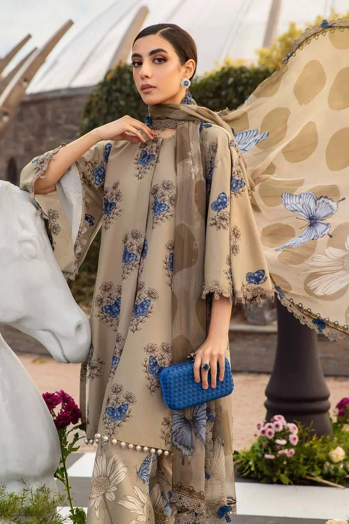 Maria B | M Prints Spring 24 | MPT-2105-B - House Of Anaya