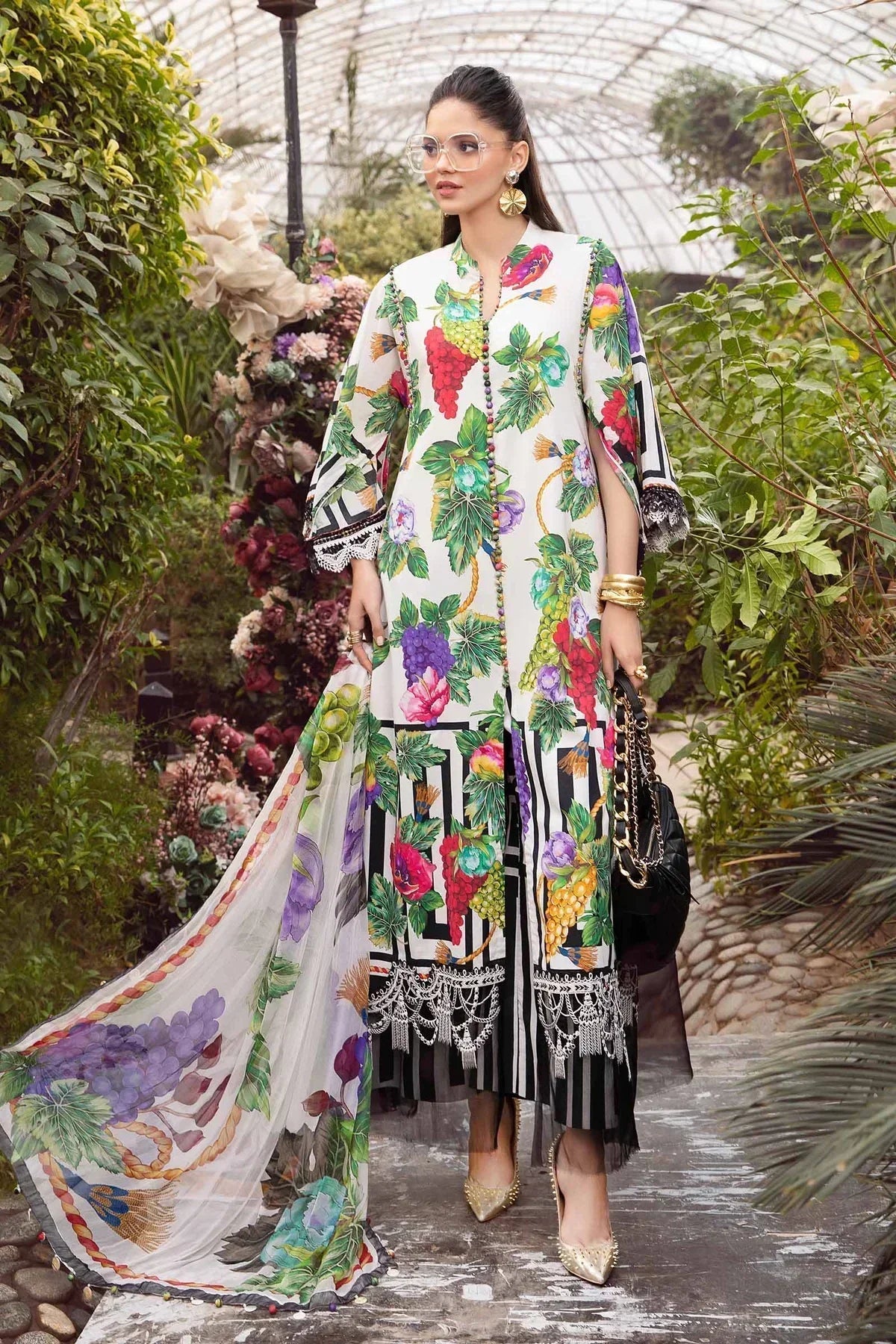 Maria B | M Prints Spring 24 | MPT-2108-A - House Of Anaya