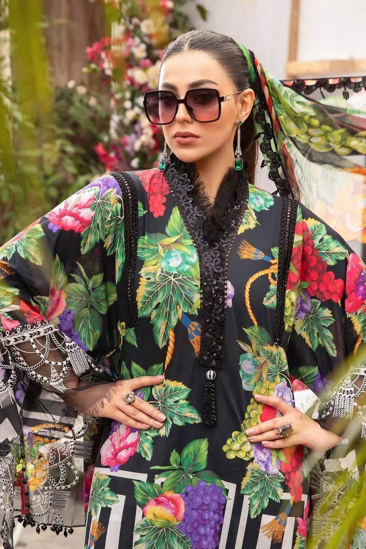 Maria B | M Prints Spring 24 | MPT-2108-B - House Of Anaya