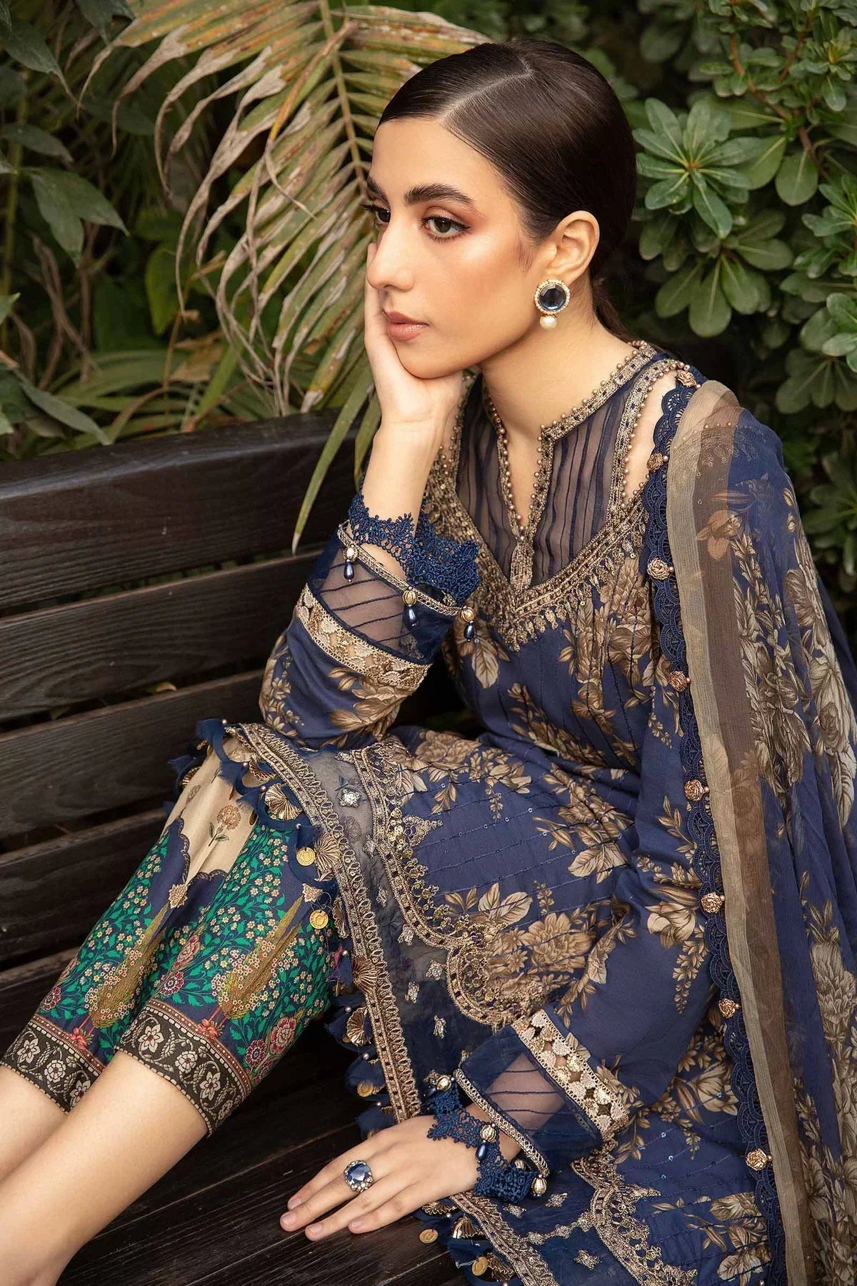 Maria B | M Prints Spring 24 | MPT-2110-B - House Of Anaya