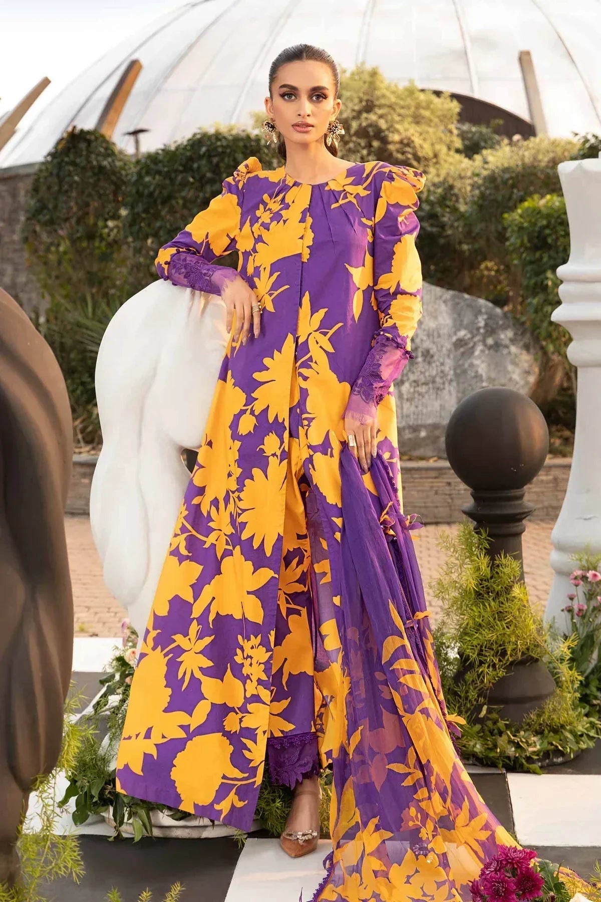 Maria B | M Prints Spring 24 | MPT-2111-A - House Of Anaya