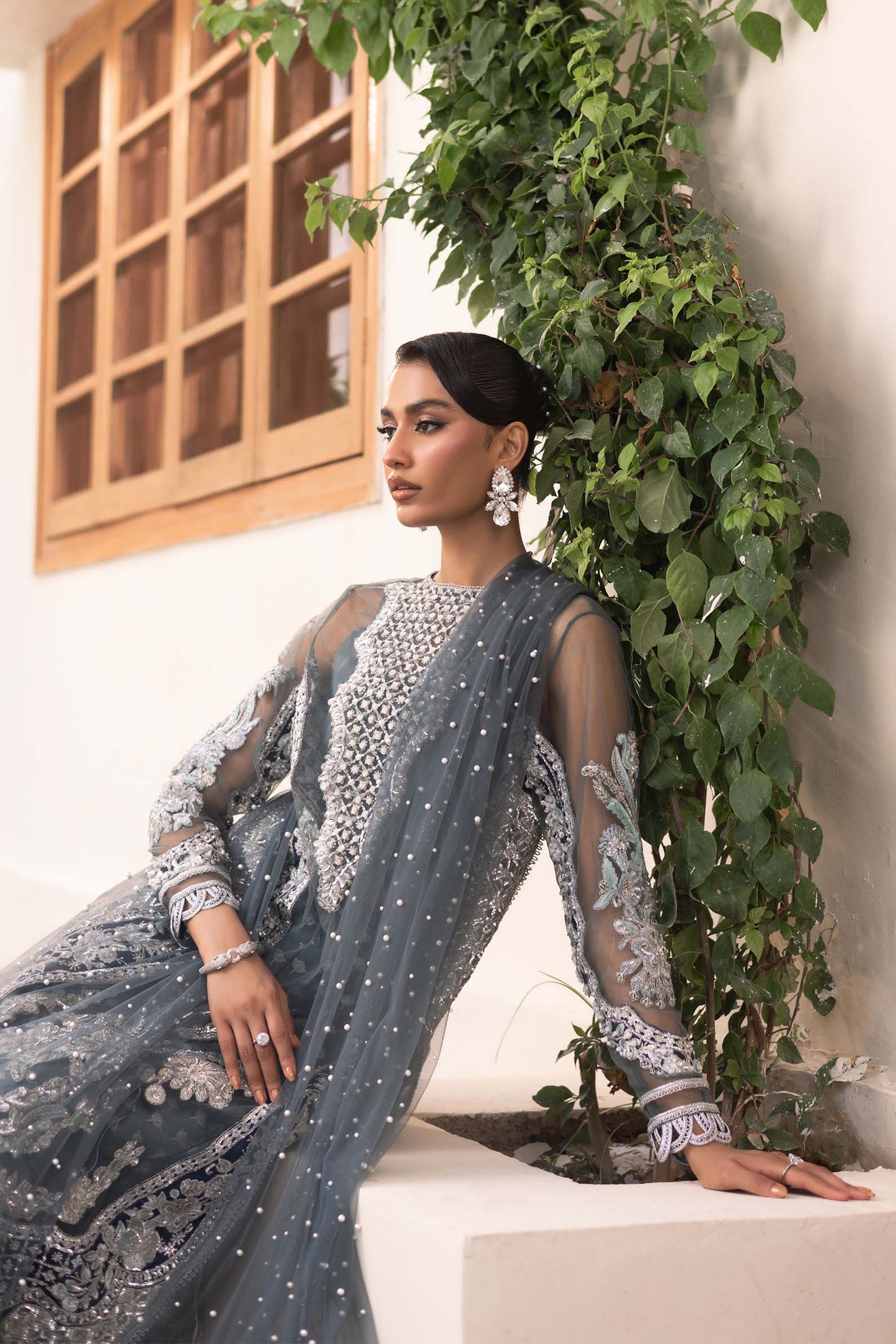 Maryam Hussain | Marwa Luxury Formals 24 | Zari