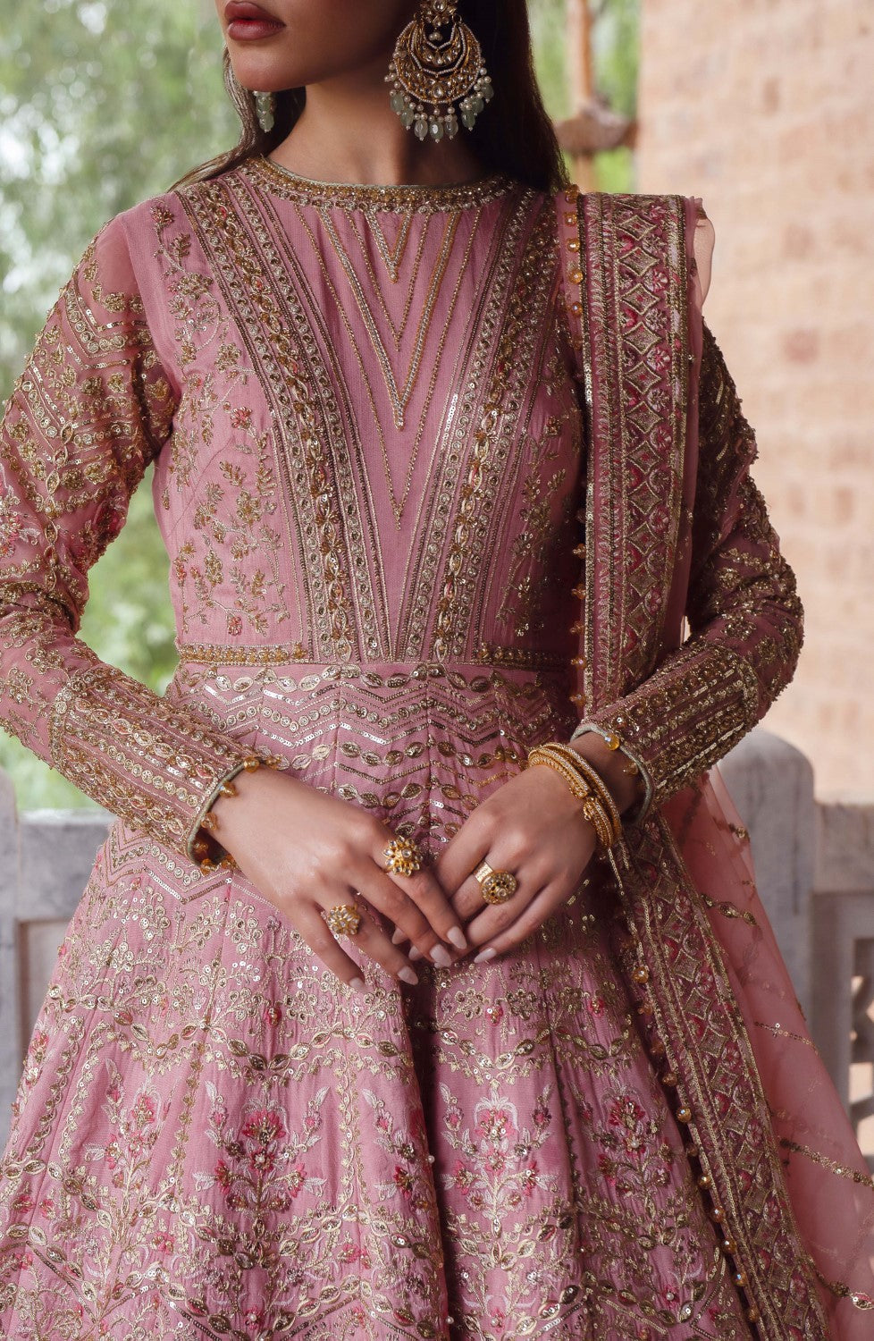 Maryum N Maria | Gul Posh Wedding Formals | MEHER UN NISA - MS40061 - House Of Anaya