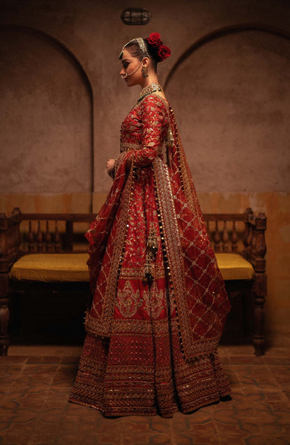 Maryum N Maria | Gul Posh Wedding Formals | ZAIB UN NISA - MS40065 - House Of Anaya