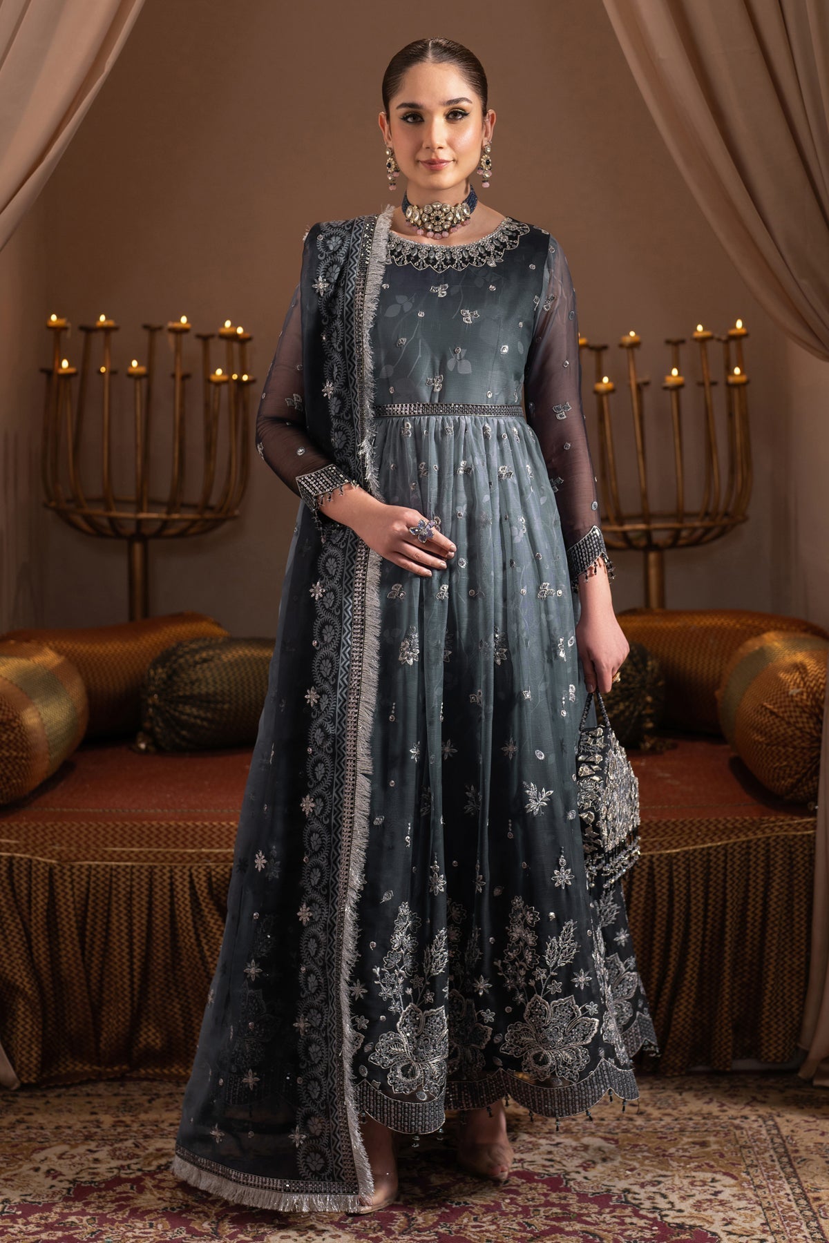 Alizeh | Jhalak Formals | AF-JHLK-08-MASTANI - House Of Anaya