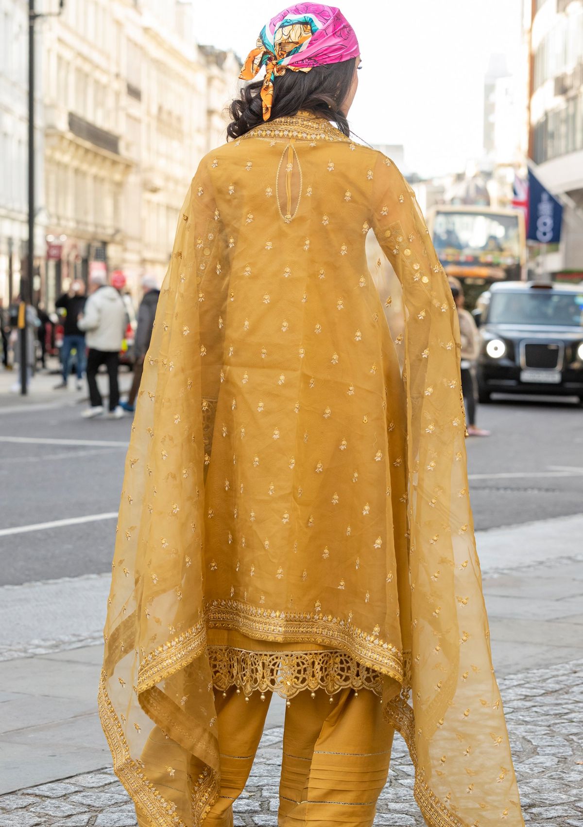 Meem | Luxury Eid Lawn 24 | MD-03 MUSTARD - House Of Anaya