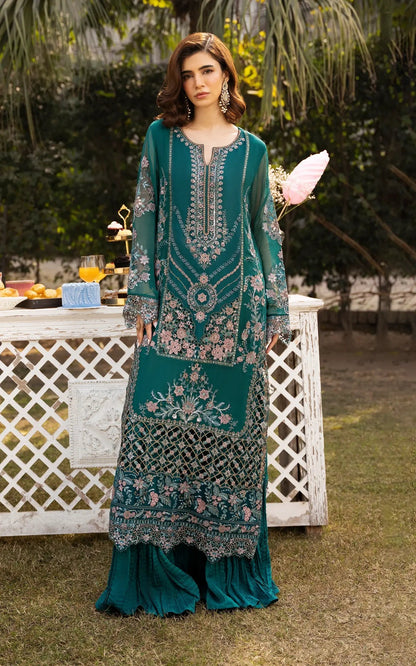 Asifa and Nabeel | Sunehri Eid 25 | Meher-(SEF25-01) - House Of Anaya
