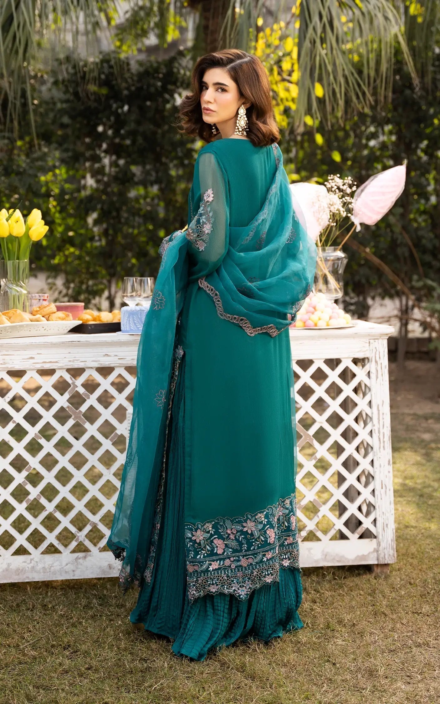 Asifa and Nabeel | Sunehri Eid 25 | Meher-(SEF25-01) - House Of Anaya