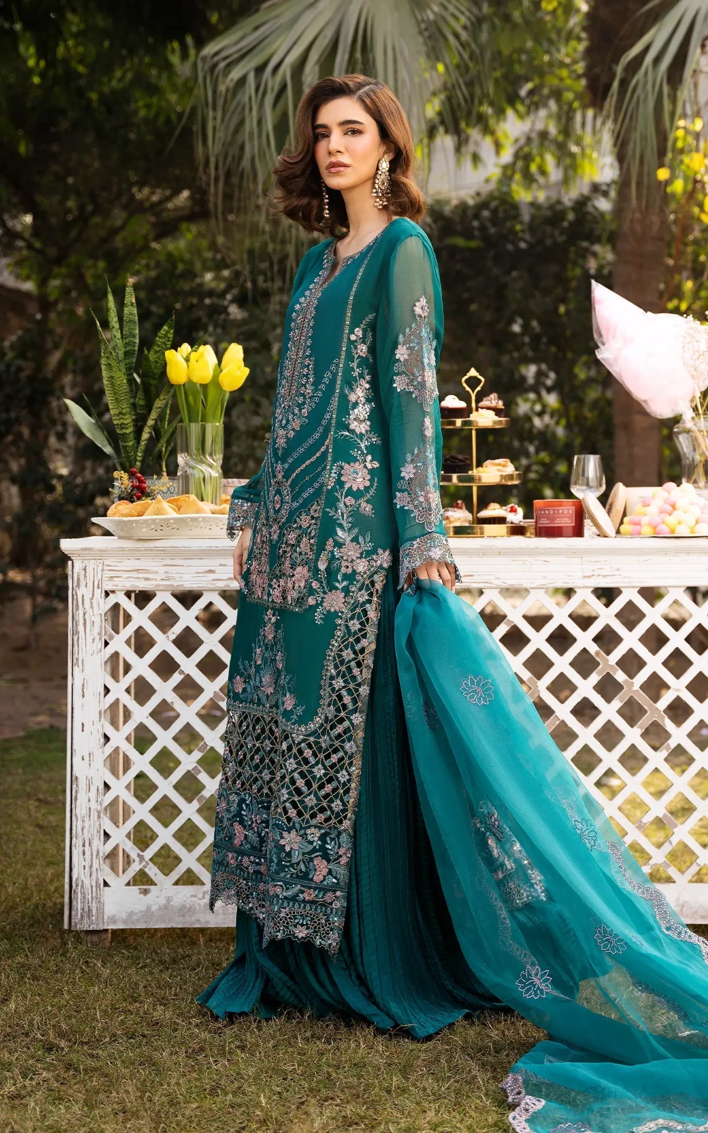 Asifa and Nabeel | Sunehri Eid 25 | Meher-(SEF25-01) - House Of Anaya