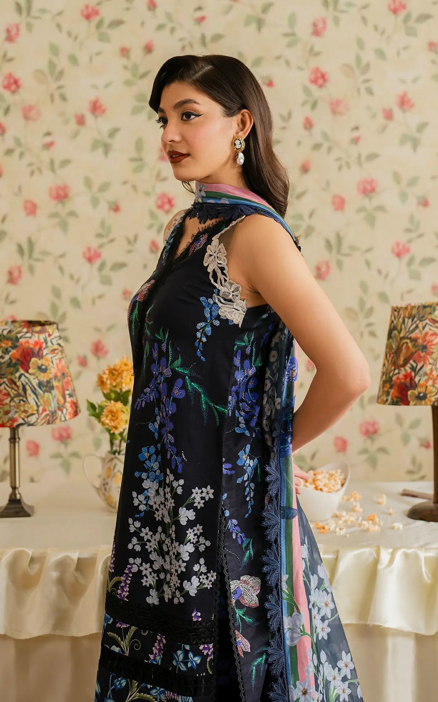 Asifa and Nabeel | Meraki Vintage 25 | Mehtab (MVL25-10) - House Of Anaya
