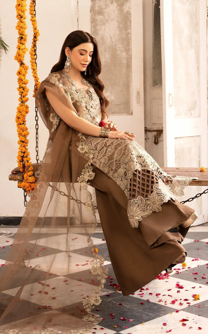 Asifa and Nabeel | Sunehri Eid 25 | Mehrunisa-(SEF25-07) - House Of Anaya