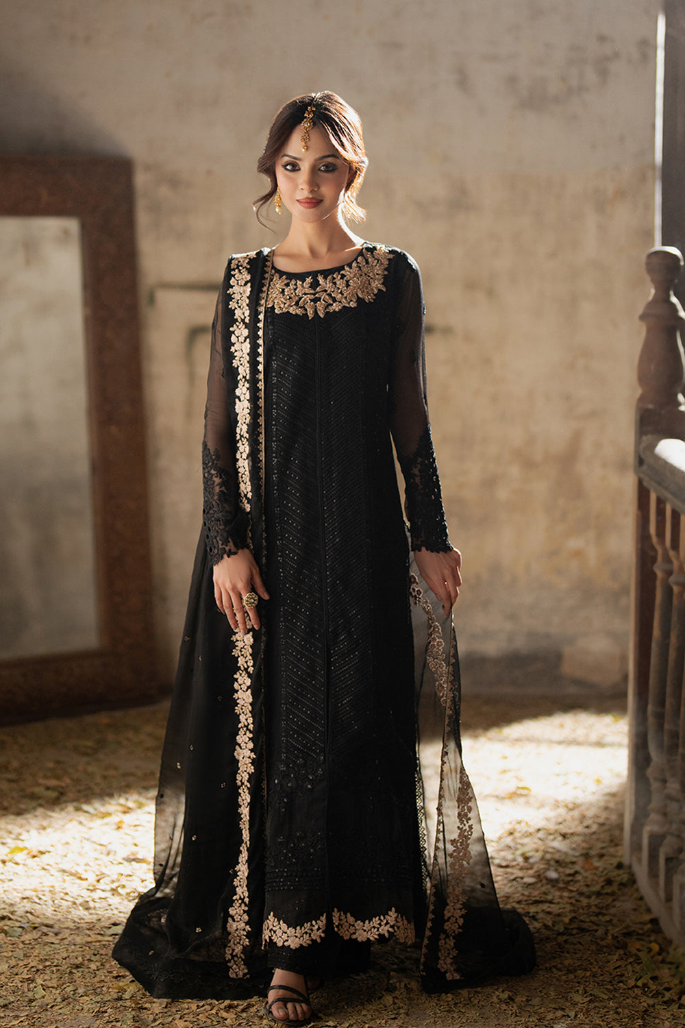 Azure | Ensembles Embroidered Formals | Midnight Veil - House Of Anaya