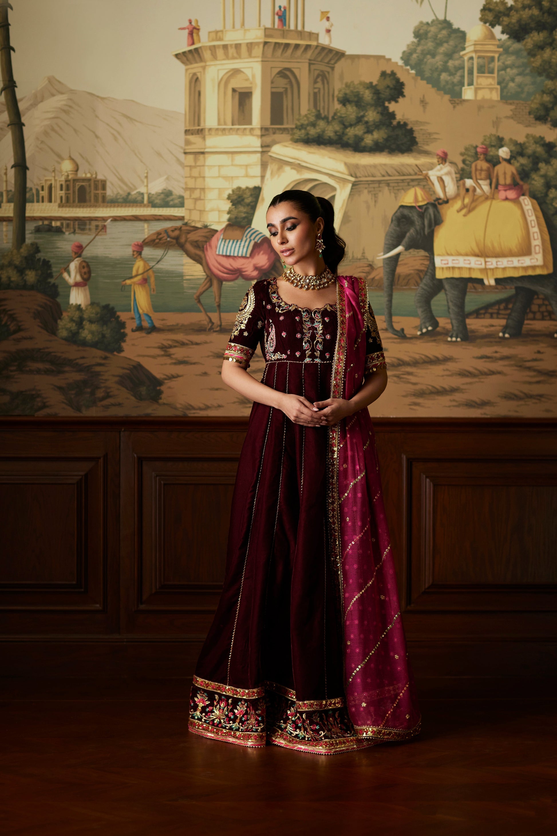 Mina Hassan | Velvet Luxe |  Daaniya - House Of Anaya