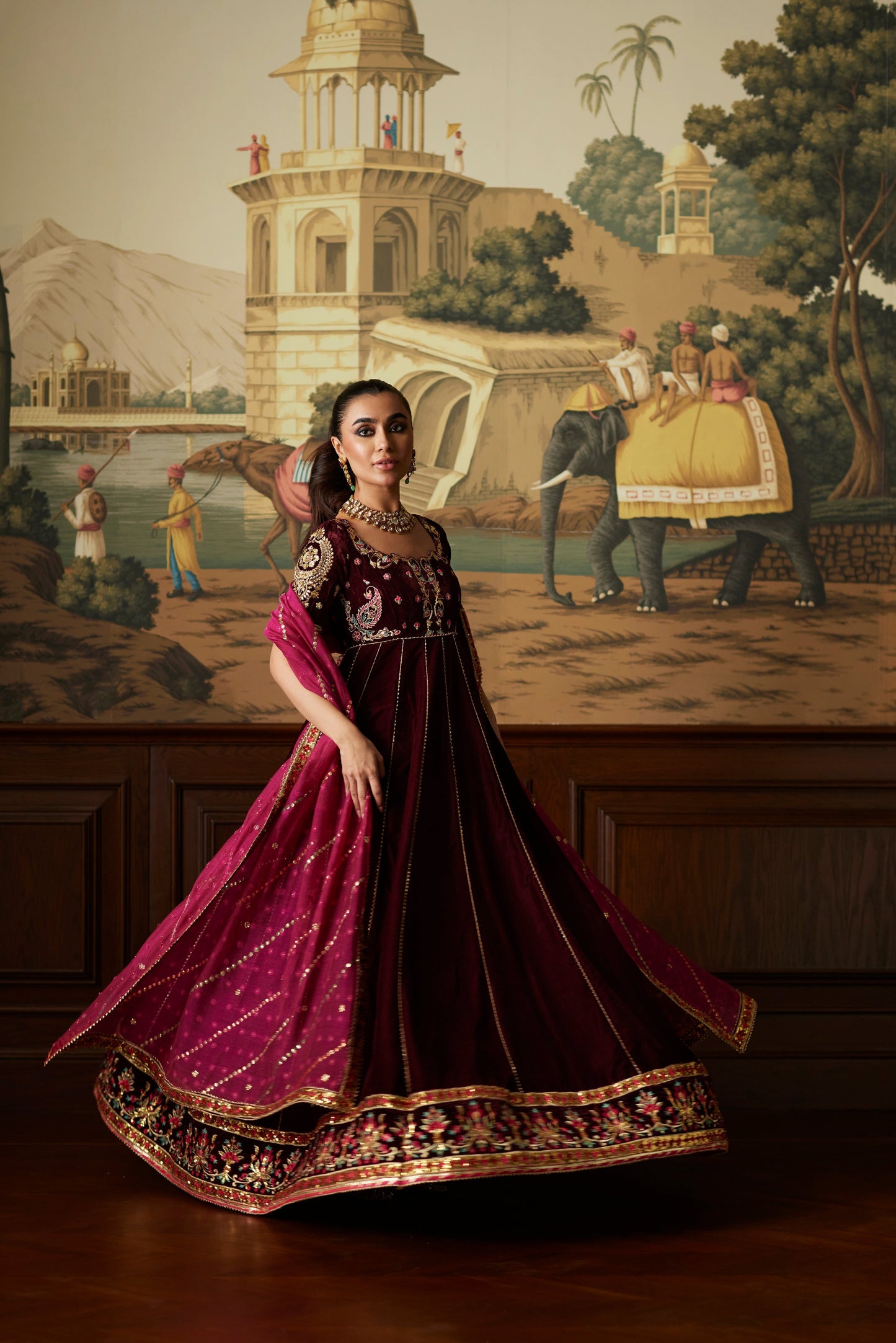 Mina Hassan | Velvet Luxe |  Daaniya - House Of Anaya