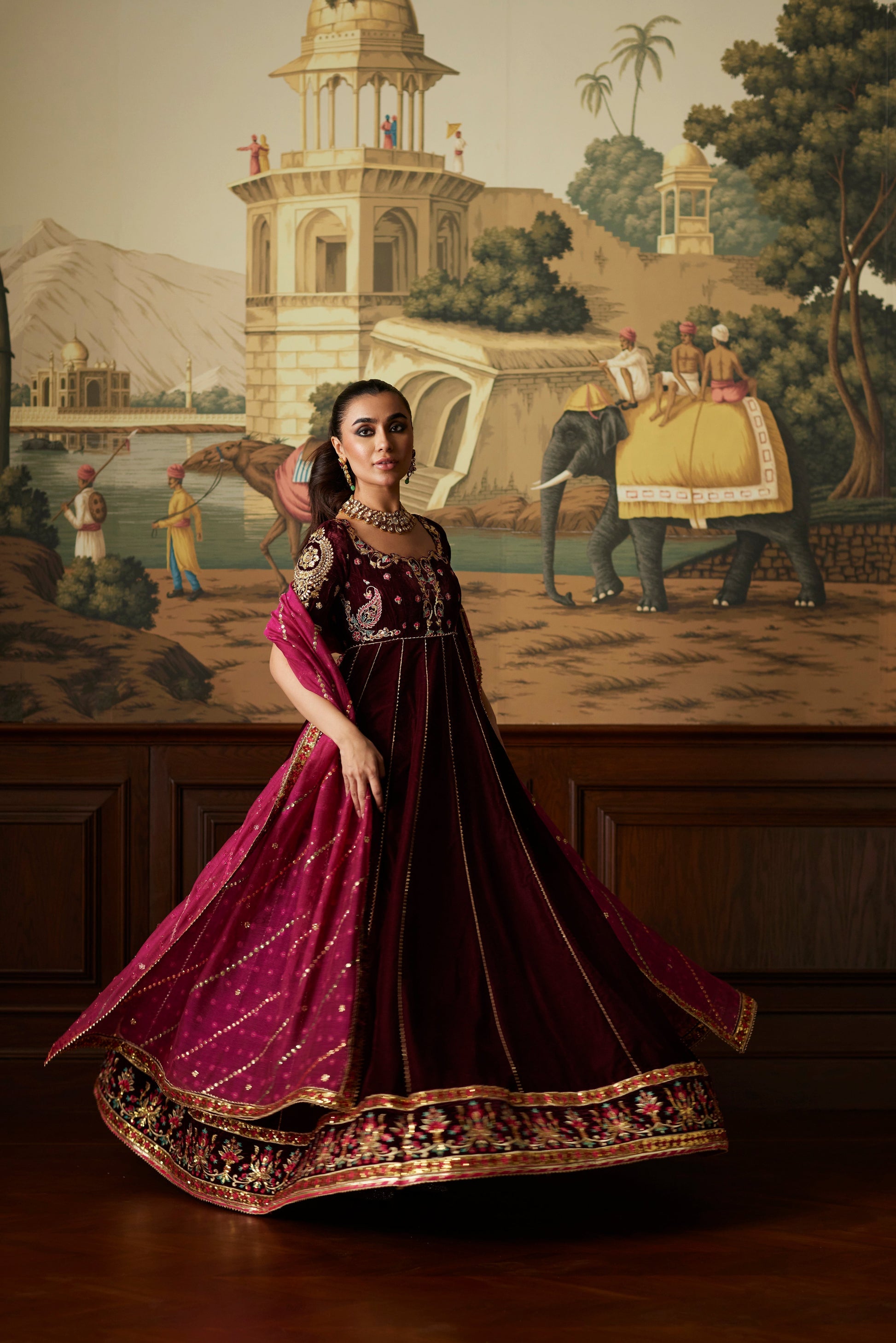 Mina Hassan | Velvet Luxe |  Daaniya - House Of Anaya