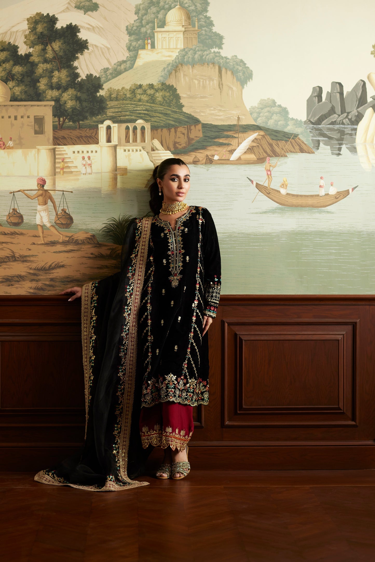 Mina Hassan | Velvet Luxe |  Jahan - House Of Anaya