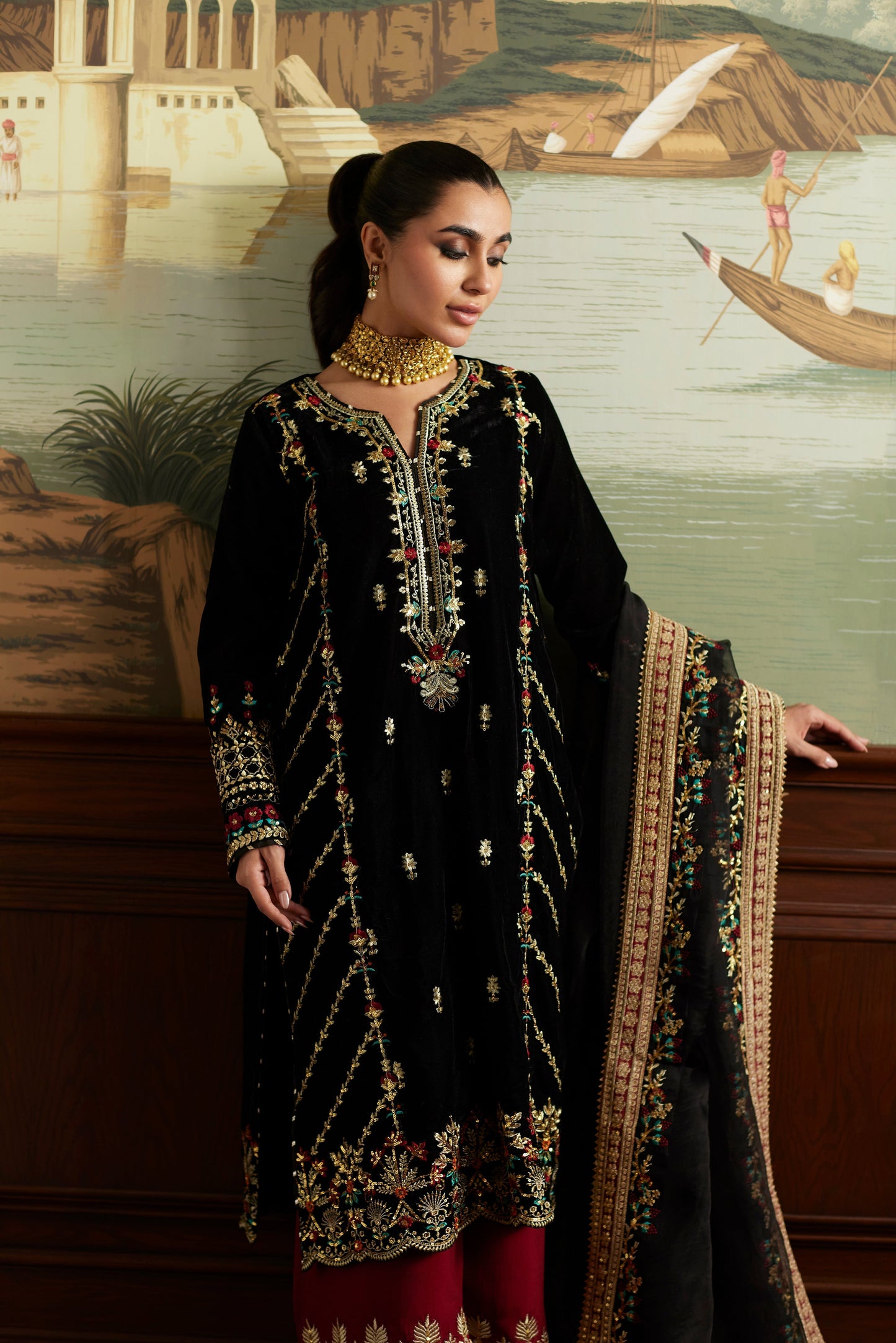 Mina Hassan | Velvet Luxe |  Jahan - House Of Anaya