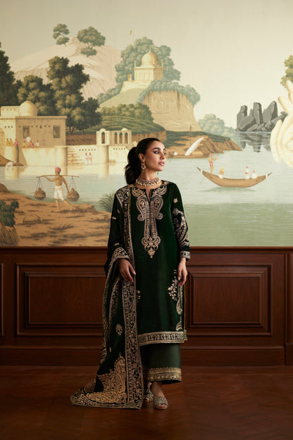 Mina Hassan | Velvet Luxe | Zehra - House Of Anaya