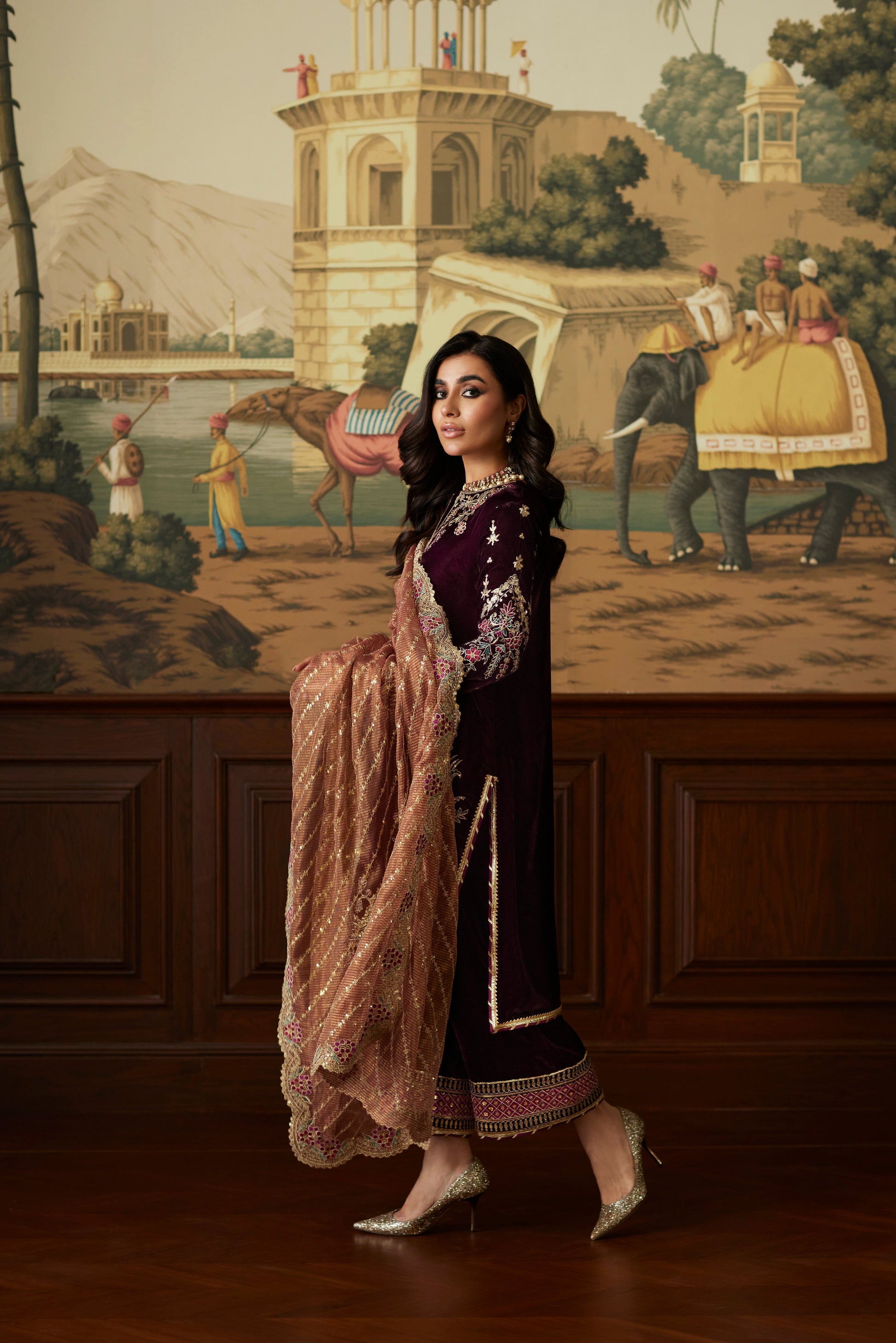 Mina Hassan | Velvet Luxe |  Ayesha - House Of Anaya