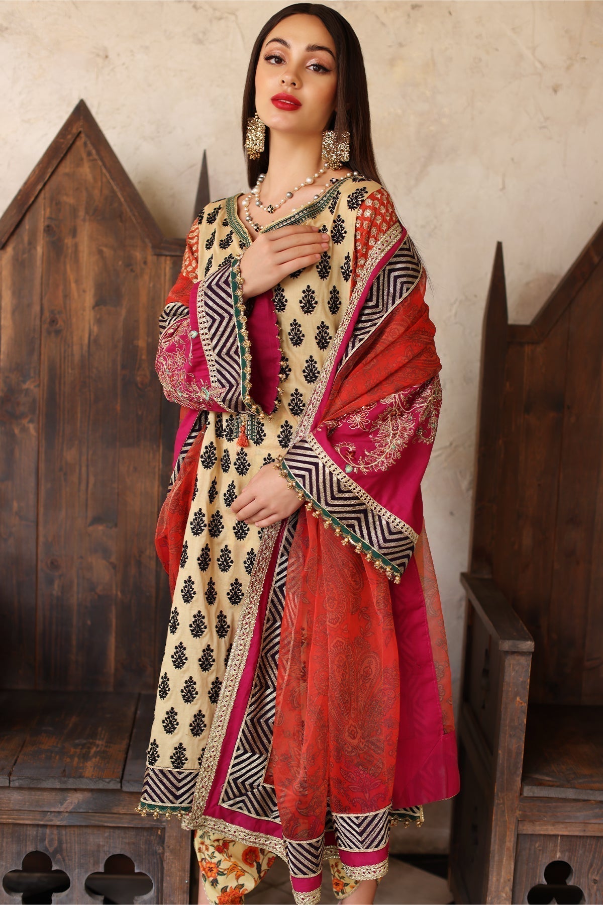 Mina Kashif | Festive Lawn | Amani - House Of Anaya