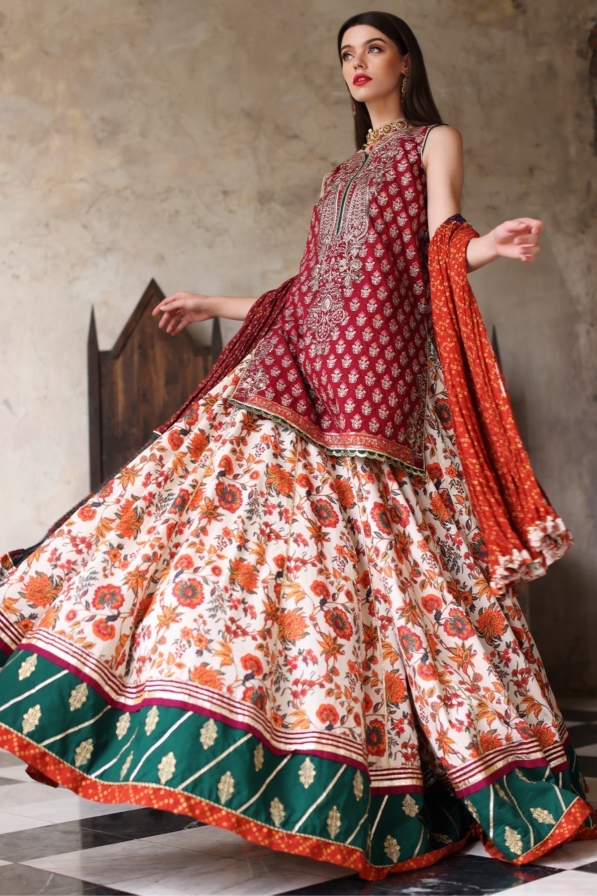 Mina Kashif | Festive Lawn | Janan - House Of Anaya