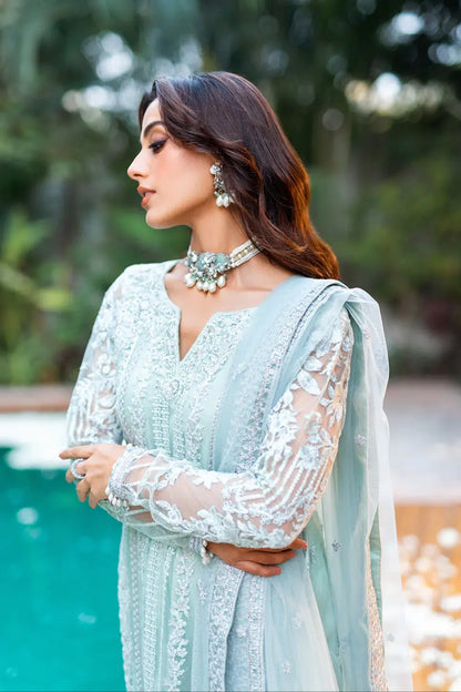 Azure | Embroidered Formals | Mint Breeze - House Of Anaya