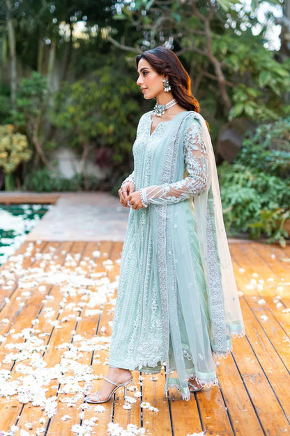 Azure | Embroidered Formals | Mint Breeze - House Of Anaya