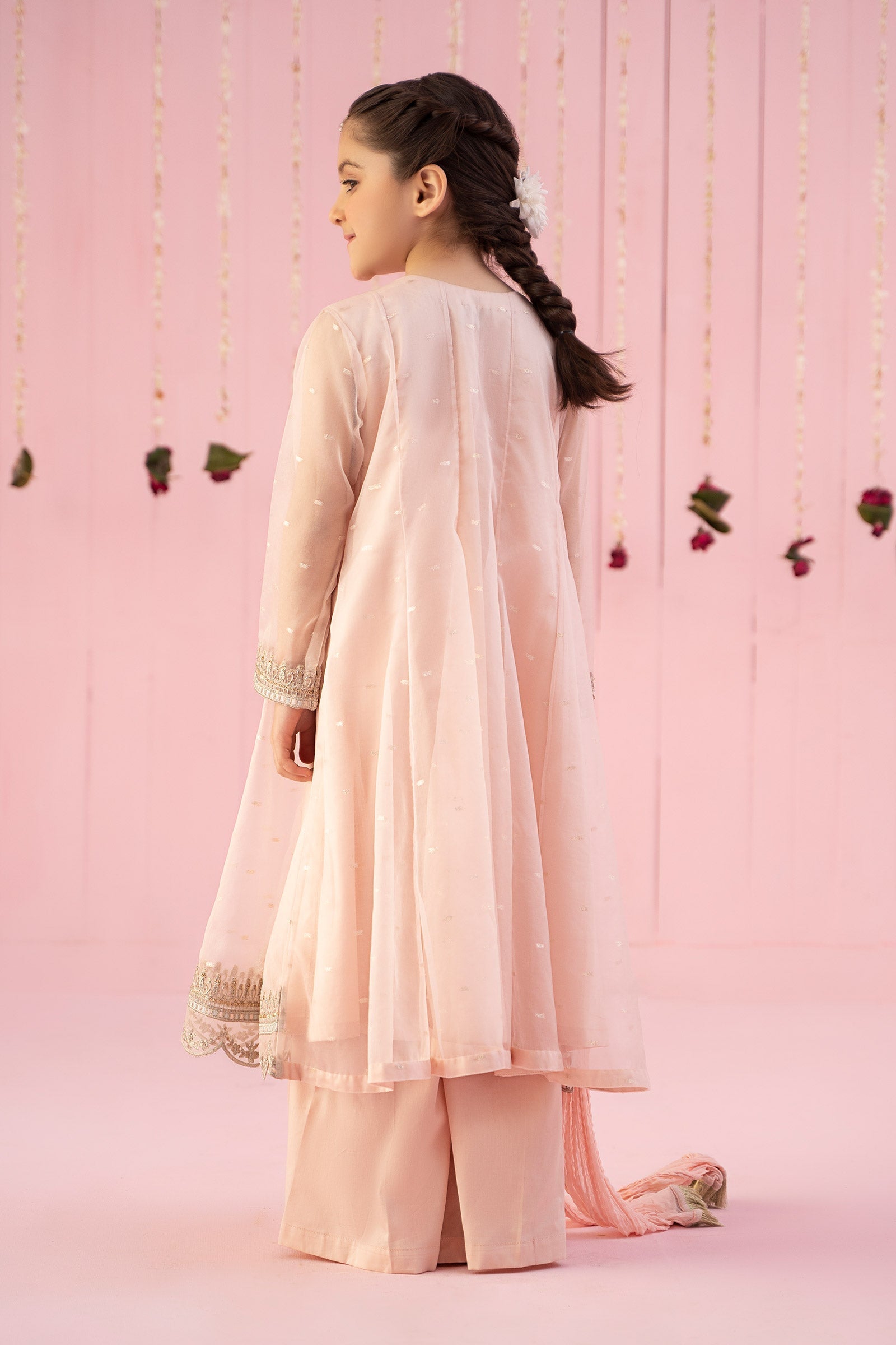 Maria B | 3 Piece Embroidered Organza Suit | MKS-EF24-19 - Libasekhas