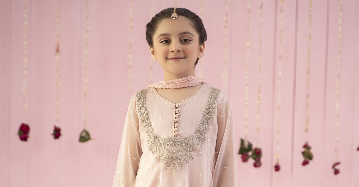 Maria B | 3 Piece Embroidered Organza Suit | MKS-EF24-19 - Libasekhas