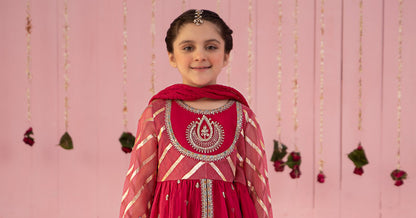 Maria B | 3 Piece Embroidered Organza Suit | MKS-EF24-27 - Libasekhas