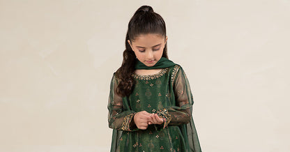 Maria B | 3 Piece Embroidered Cotton Net Suit | MKS-W24-01 - Libasekhas